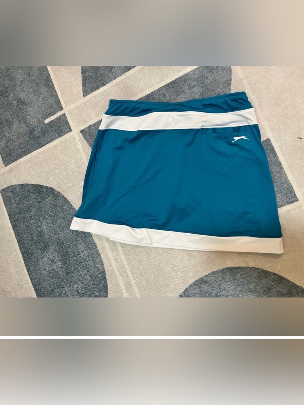 Blue and white XL slazenger tennis skirt